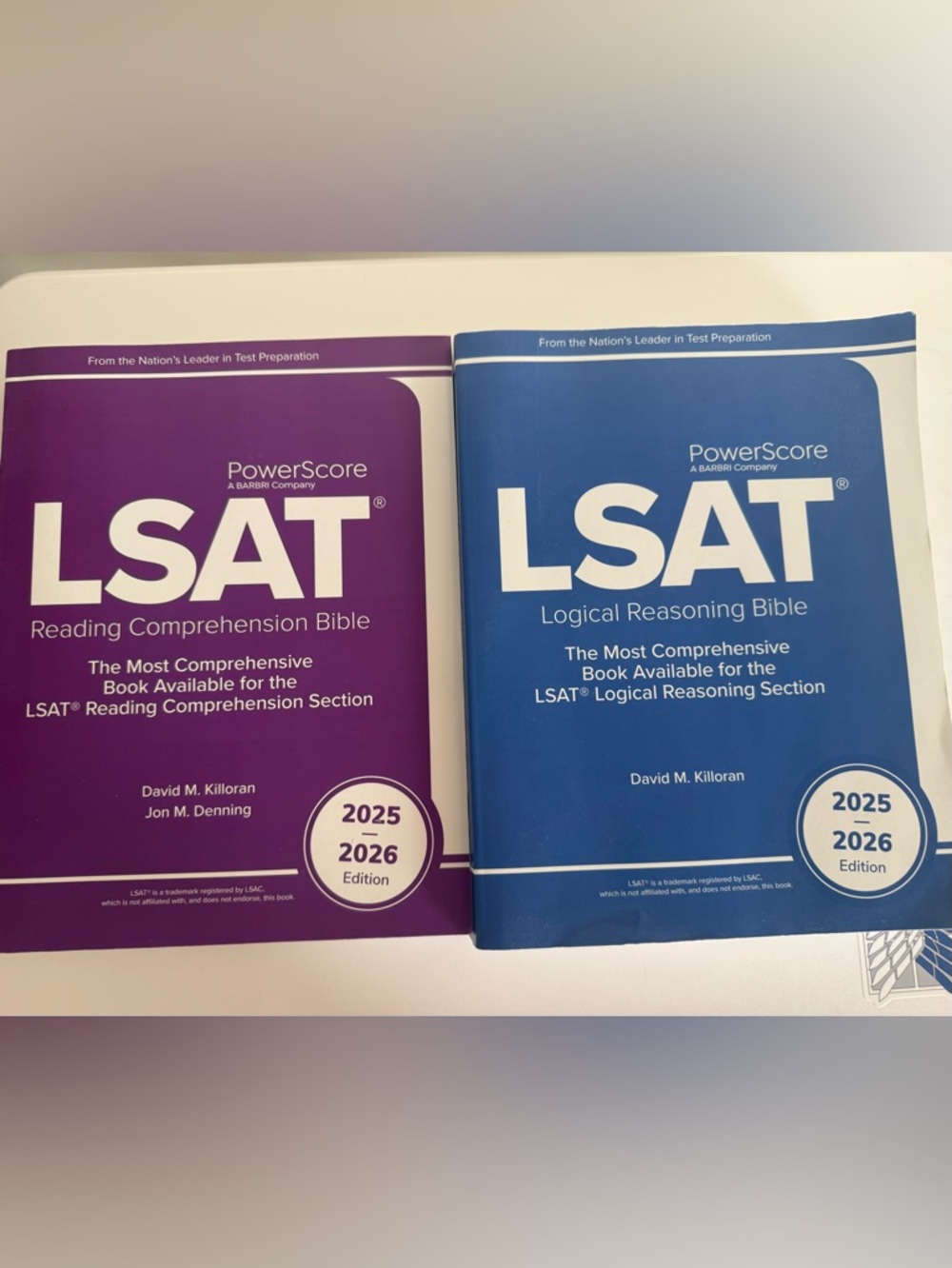 Power score LSAT reading and logic bundle - lightly used (some pages folded) - Picture 2 of 5